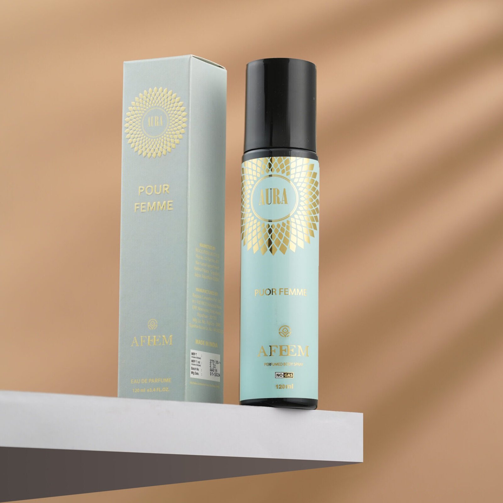 Afeem Aura No Gas Parfum Mist 120ml - Image 3